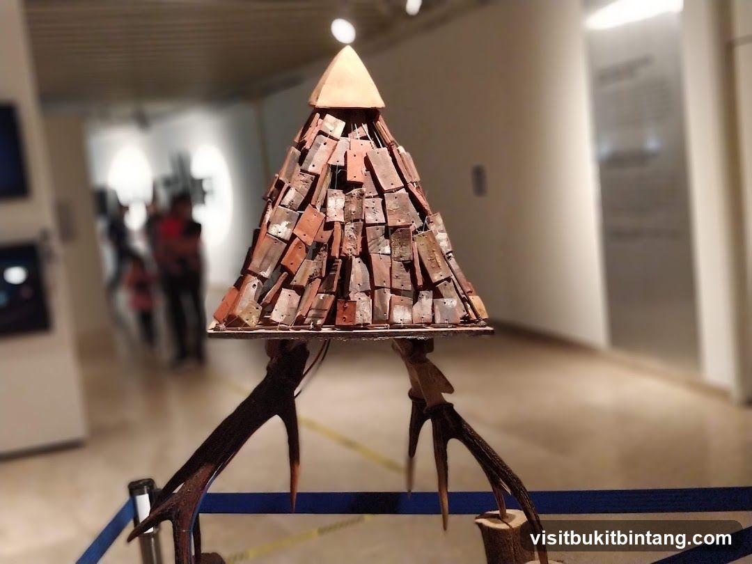 Sculpture in a museum