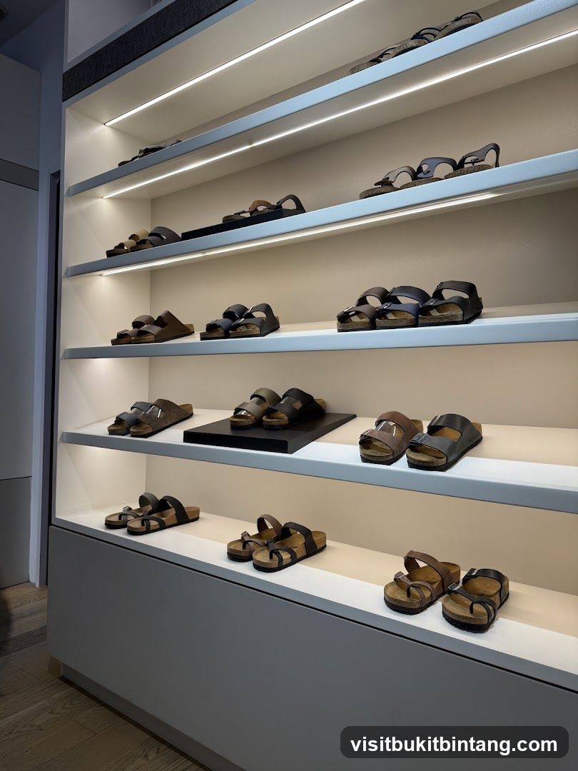 Sandals Display