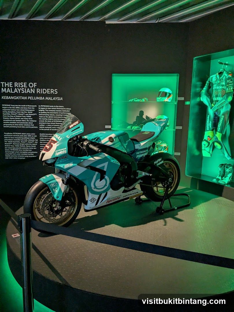 Petronas Motorcycle Racing Display