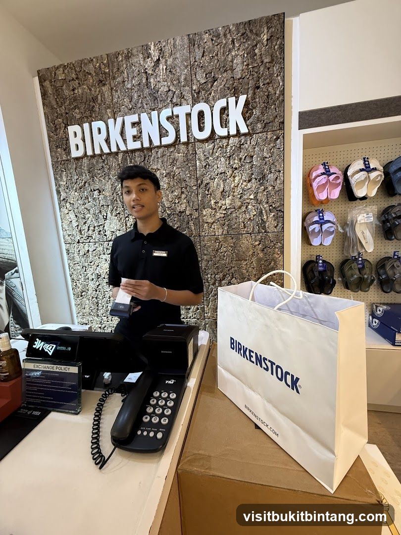 Birkenstock Store Counter