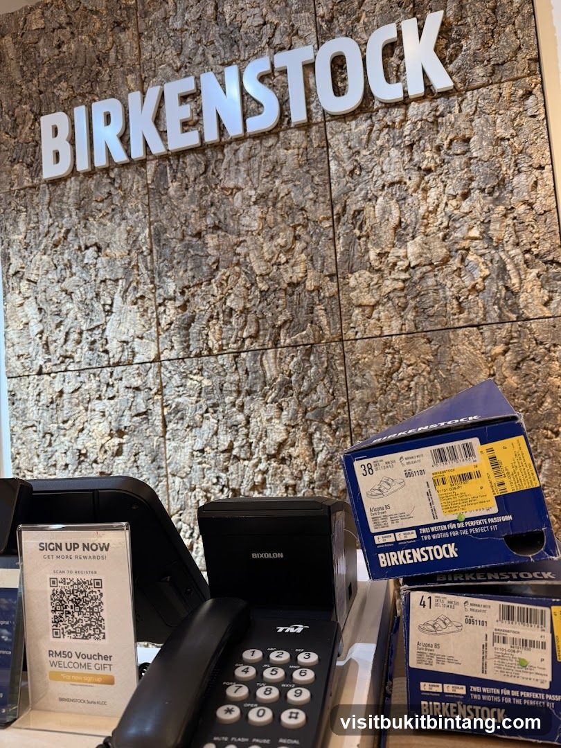 Birkenstock Store Counter
