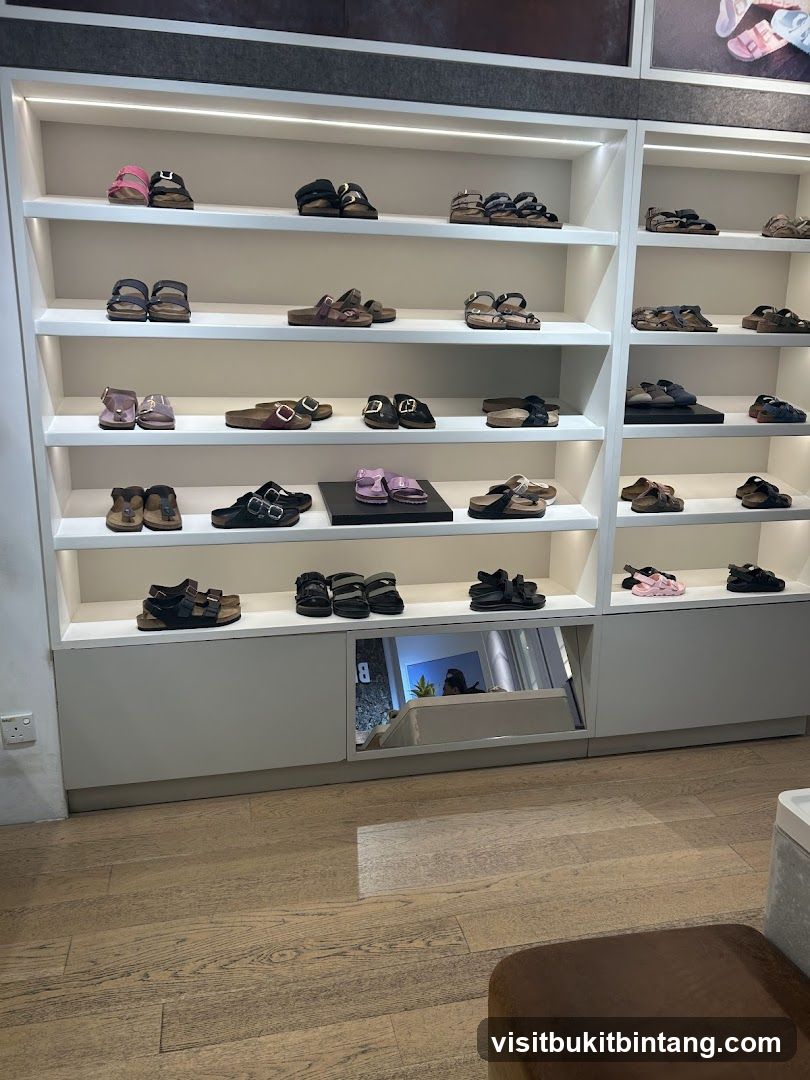 Sandals Display