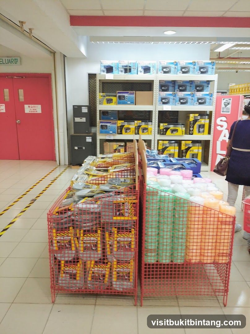 Store Aisles with Merchandise