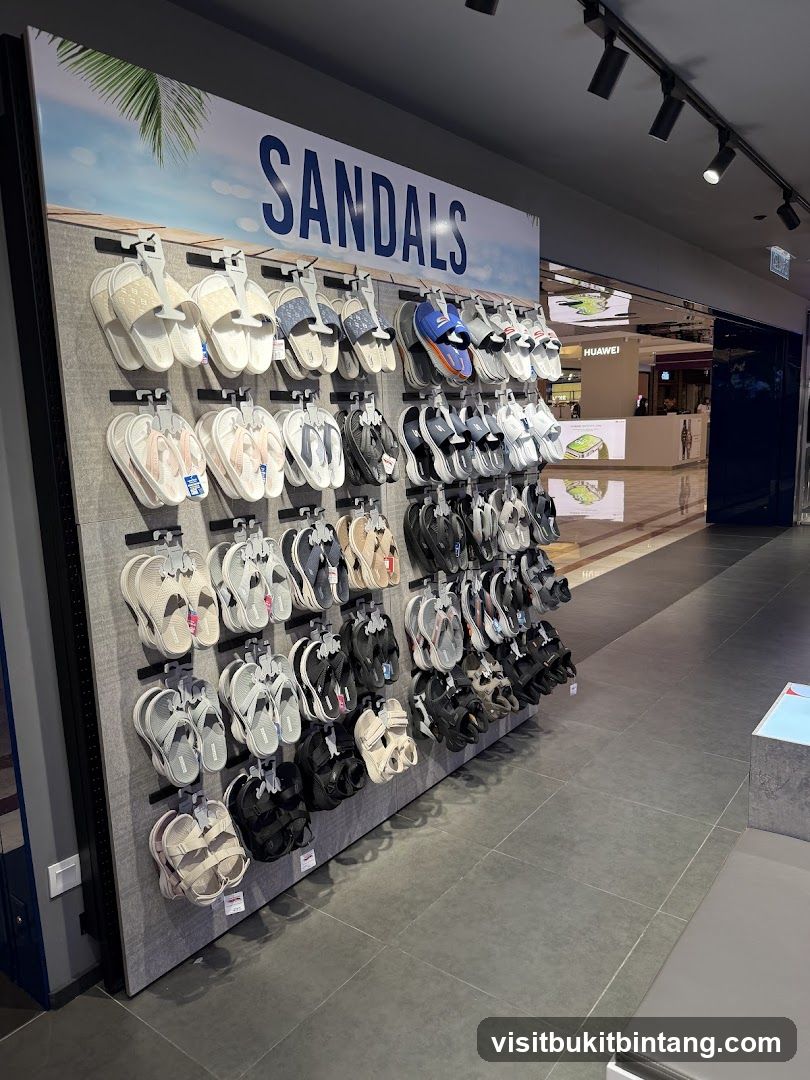 Sandals Display