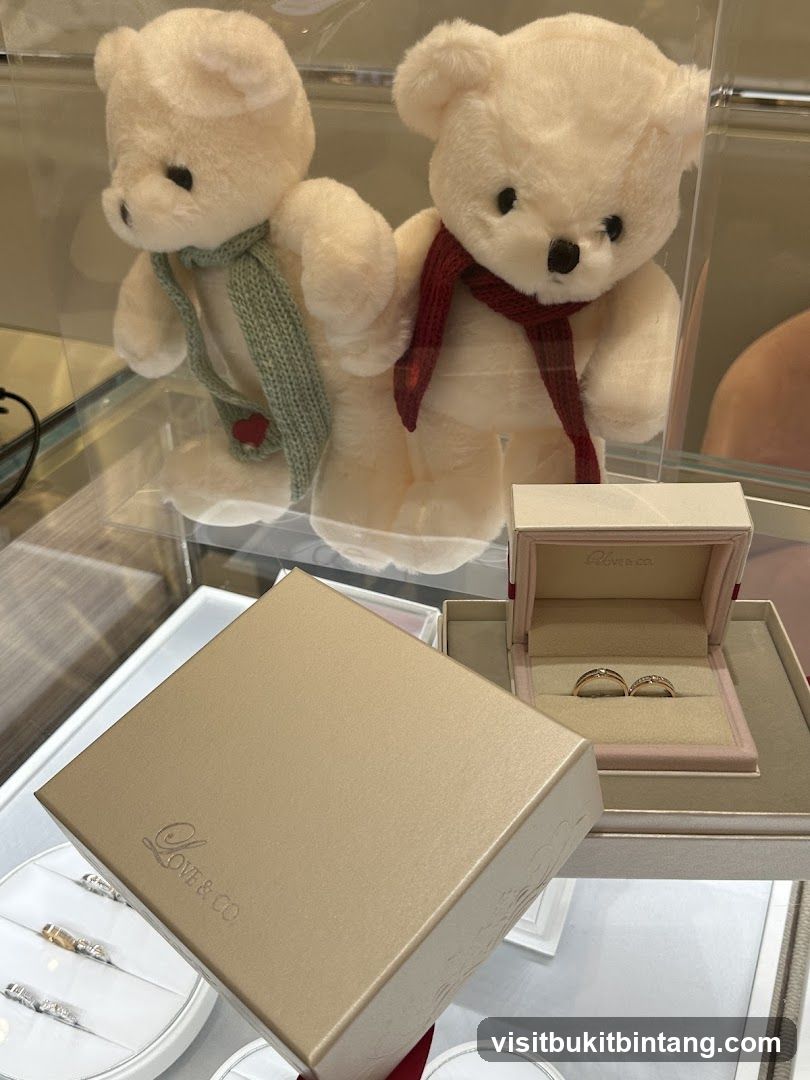Jewelry Display with Teddy Bears