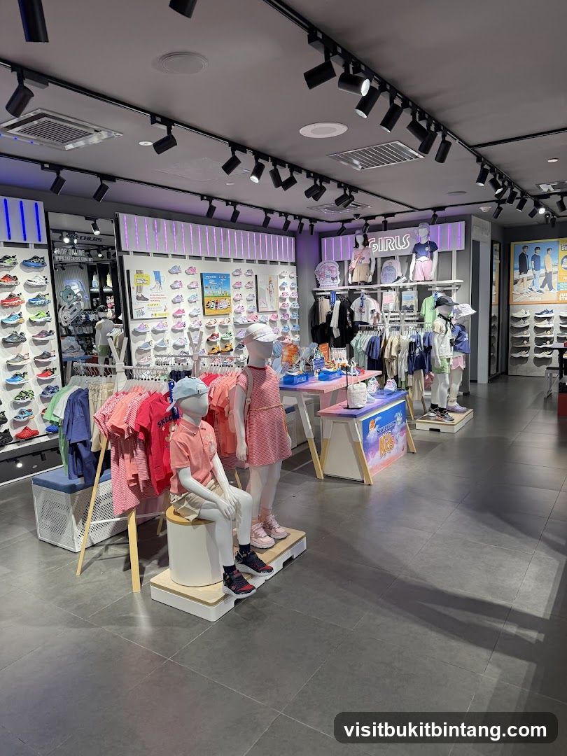 Children's Apparel and Footwear Store Interior