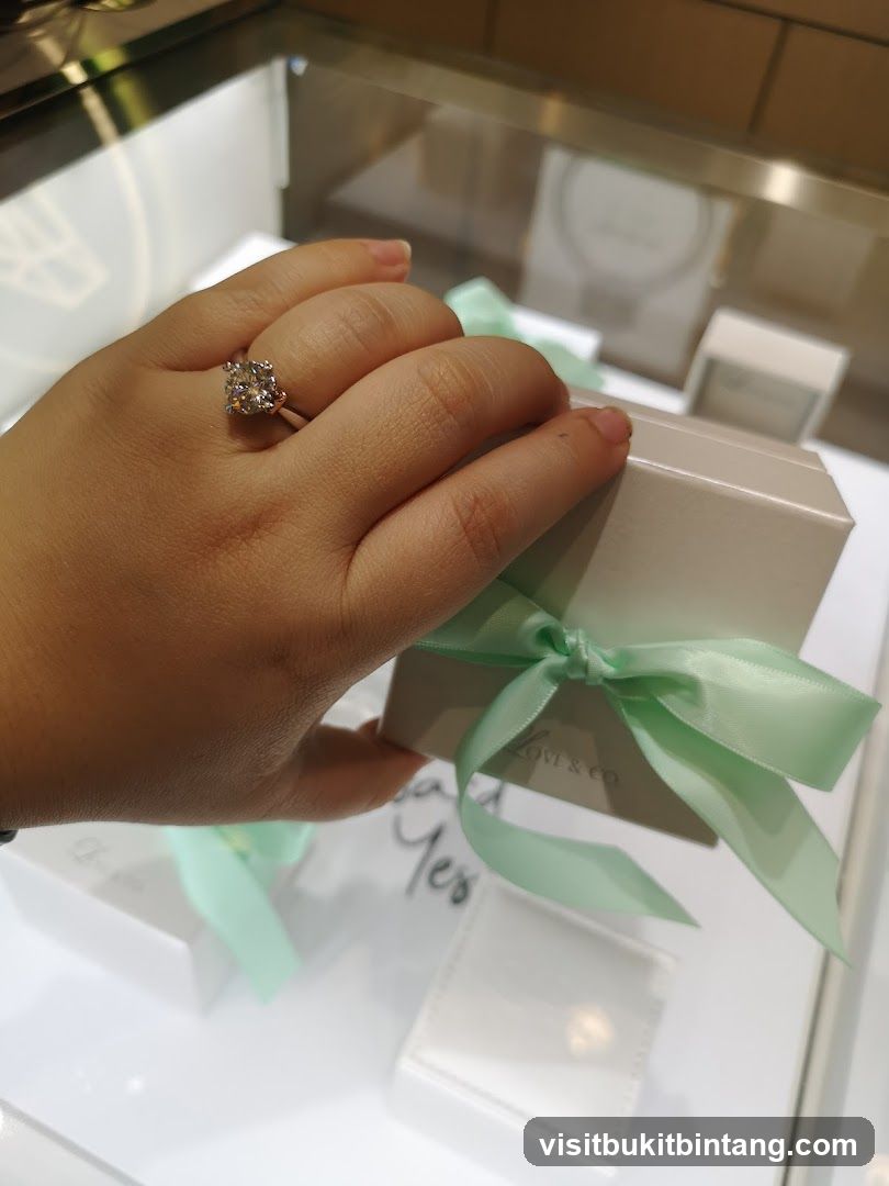 Diamond Ring in Jewelry Box