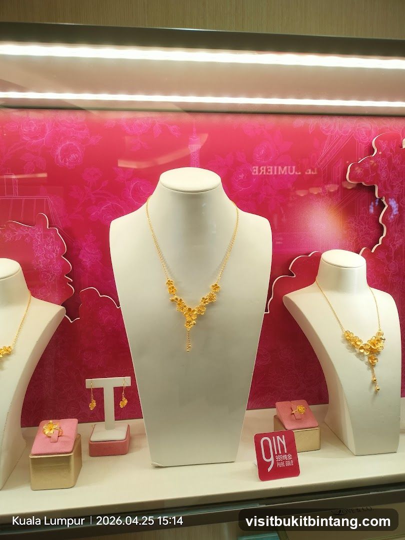 Gold Jewelry Display