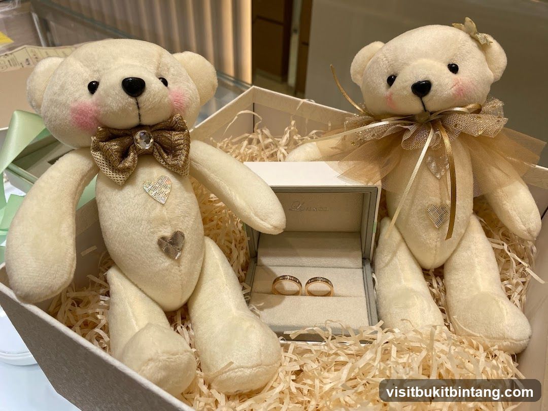 Wedding Bears with Rings