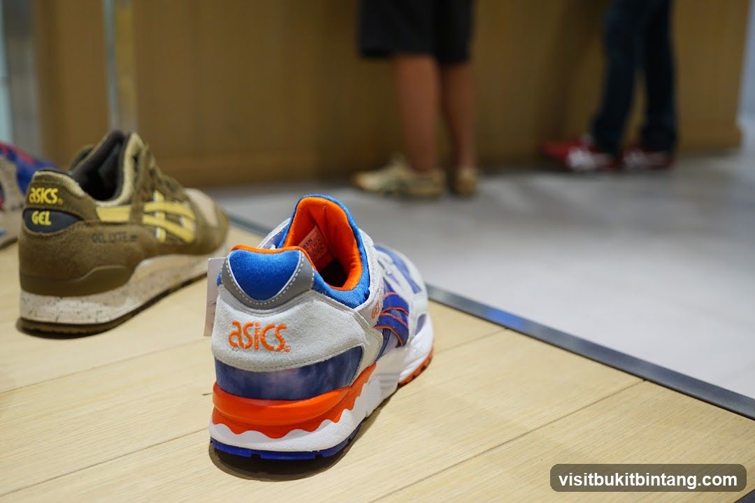 Asics Sneakers on Display