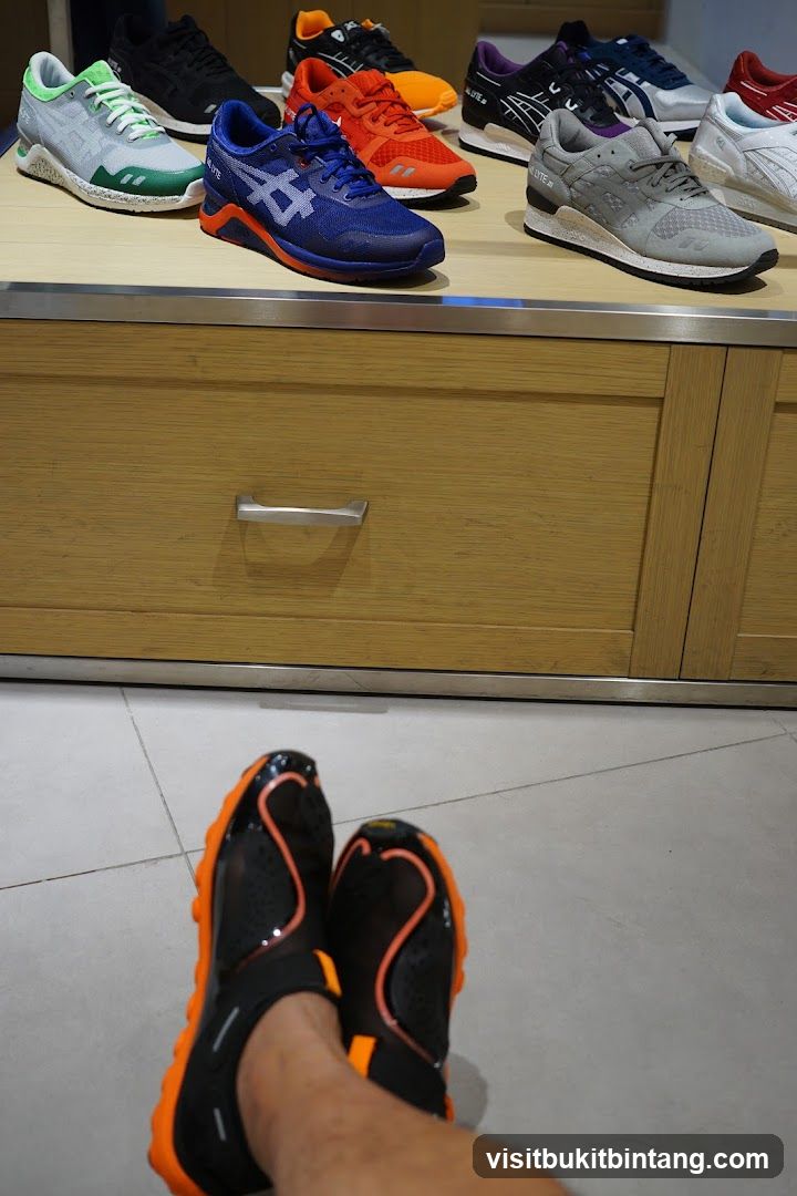 Assortment of Athletic Shoes on Display