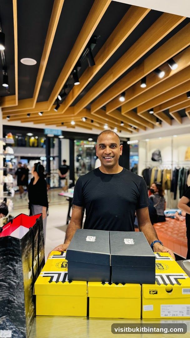 Man in a Shoe Store