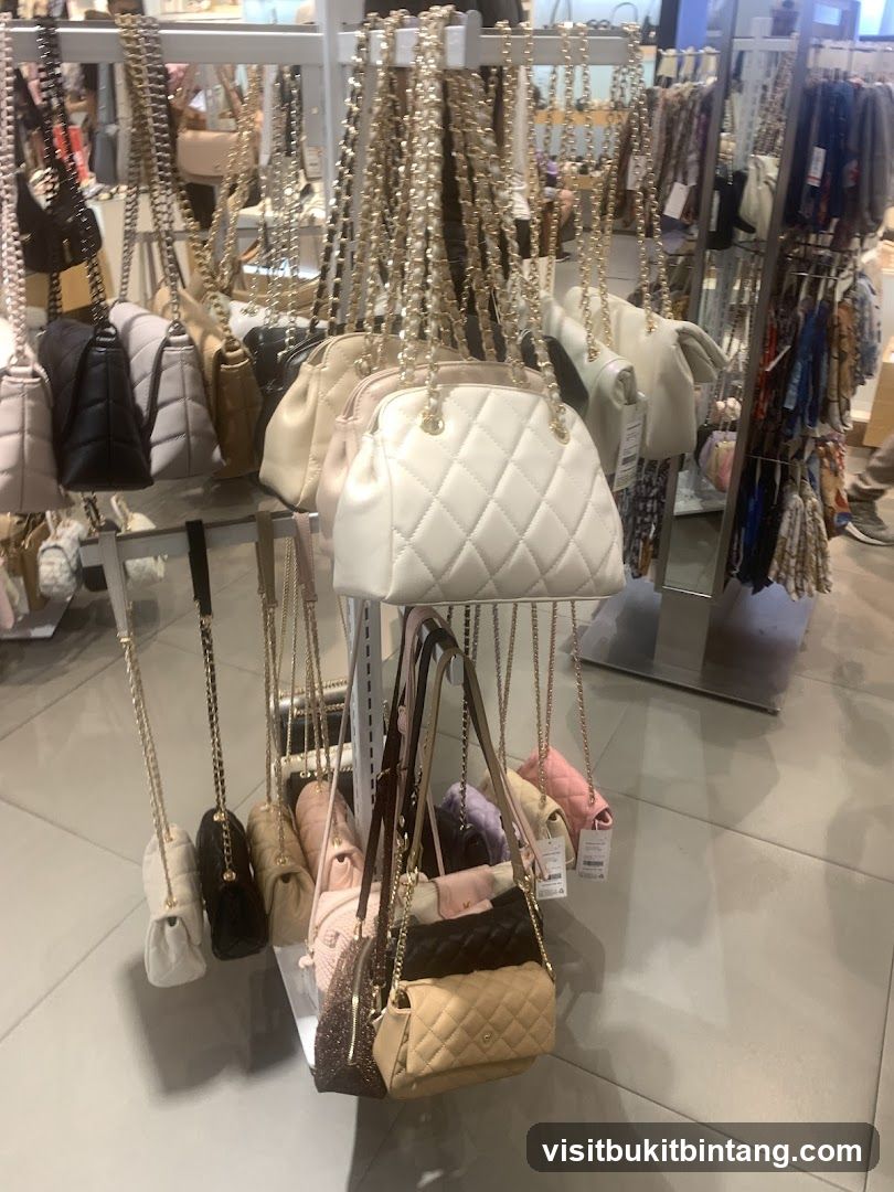 Handbags on Display