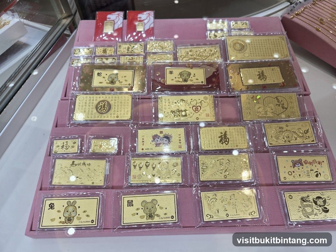 Gold Bars Display