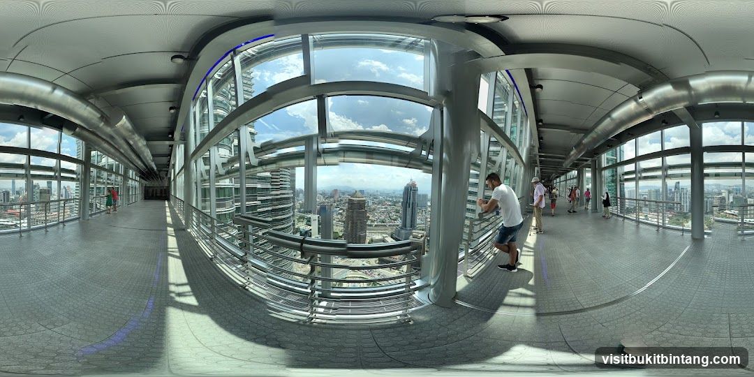 Skybridge Overlooking City