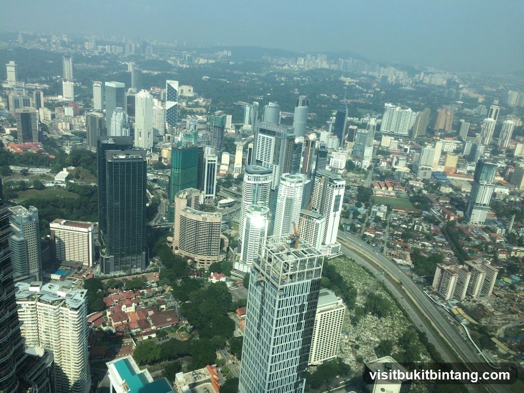Aerial View of a City Skyline
