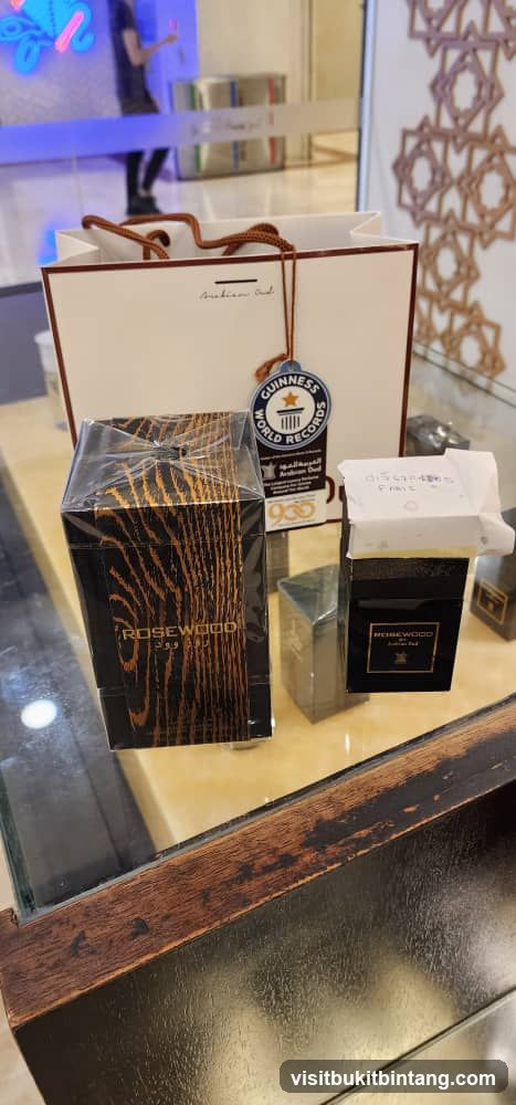 Perfume Bottles and Shopping Bag