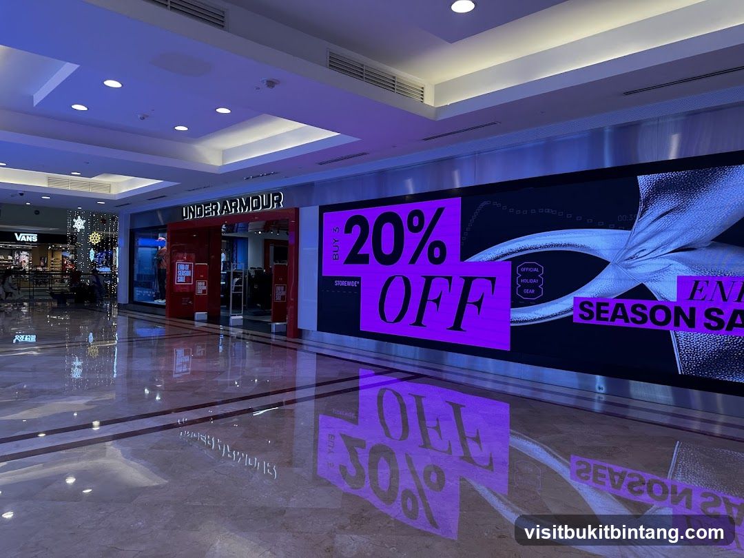 Under Armour Storefront with Sale Advertisement