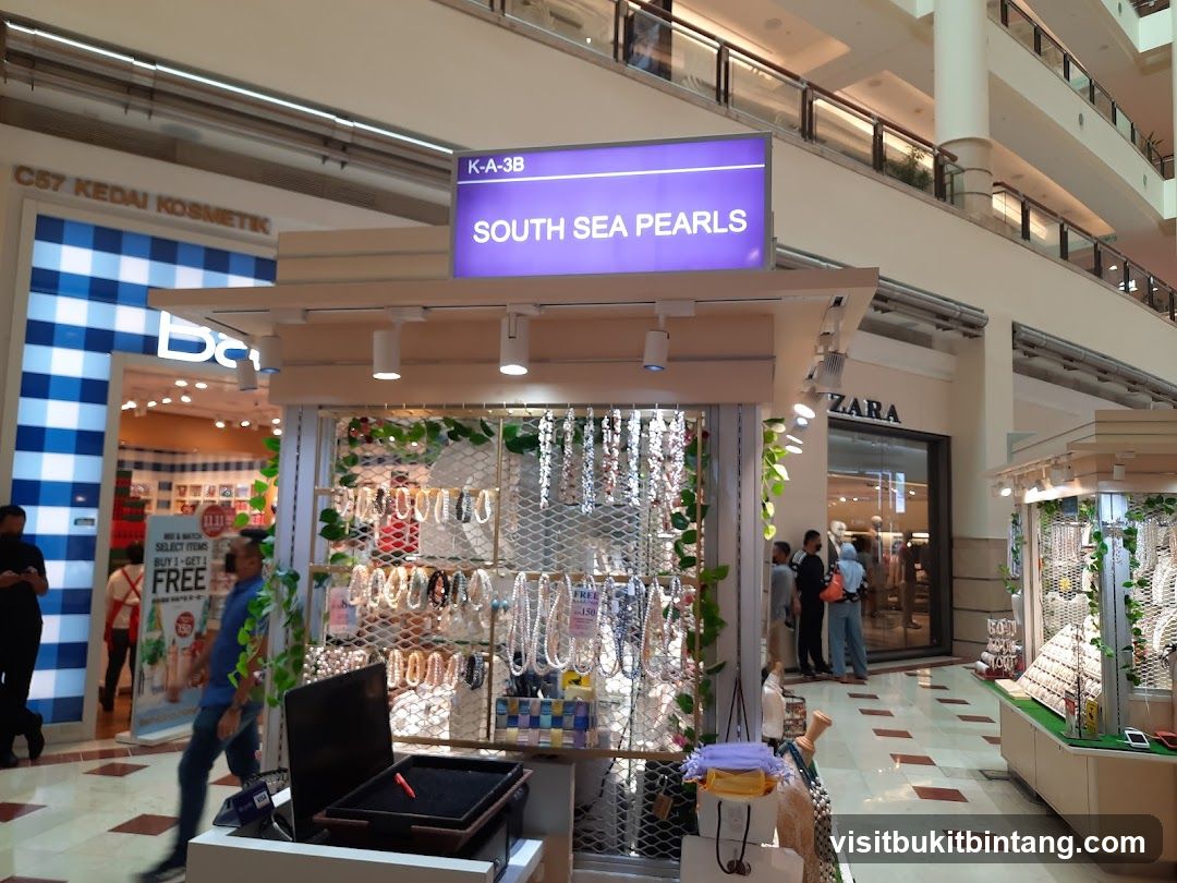 Jewelry Stall in a Mall
