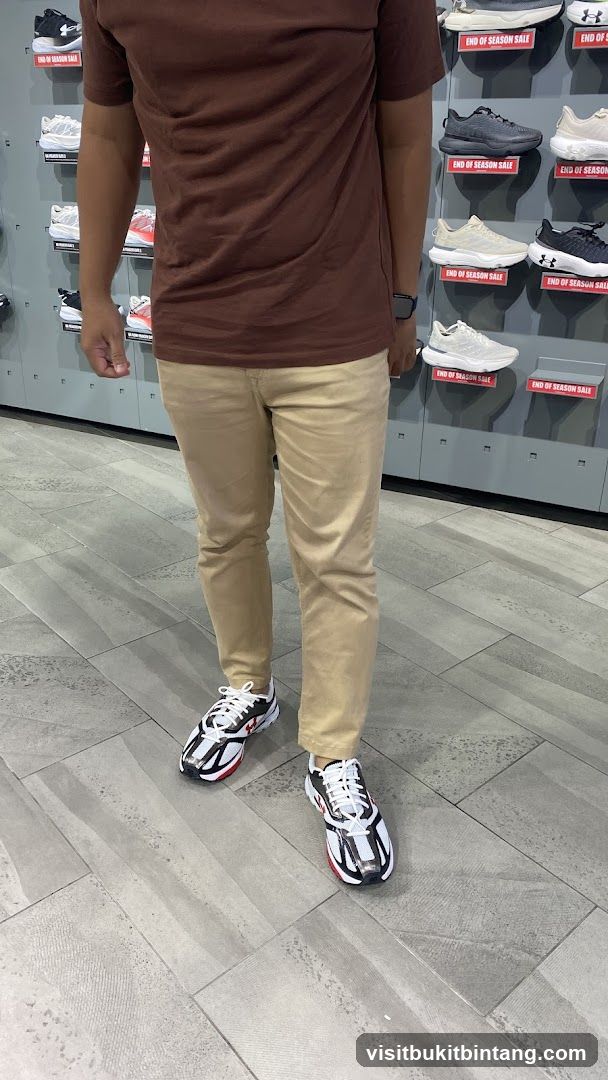 Man in Athletic Shoes
