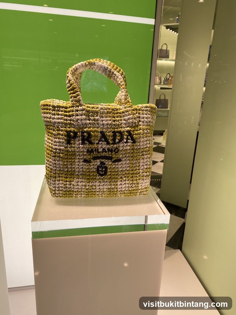 Prada Tote Bag Display
