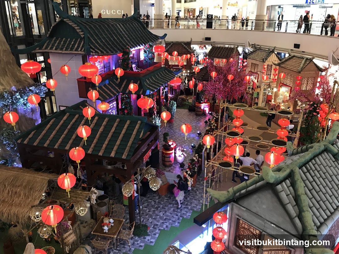 Chinese New Year Decorations in a Mall
