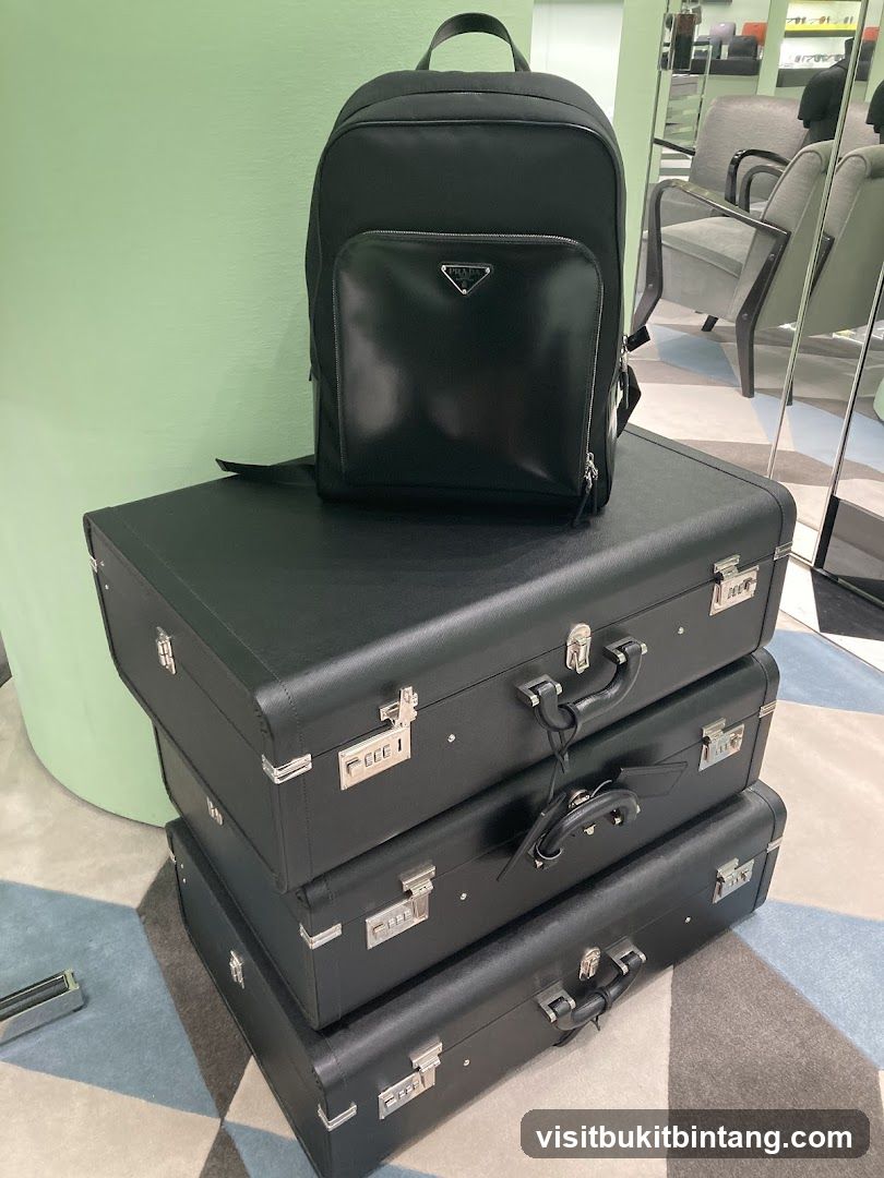 Prada Backpack and Suitcases