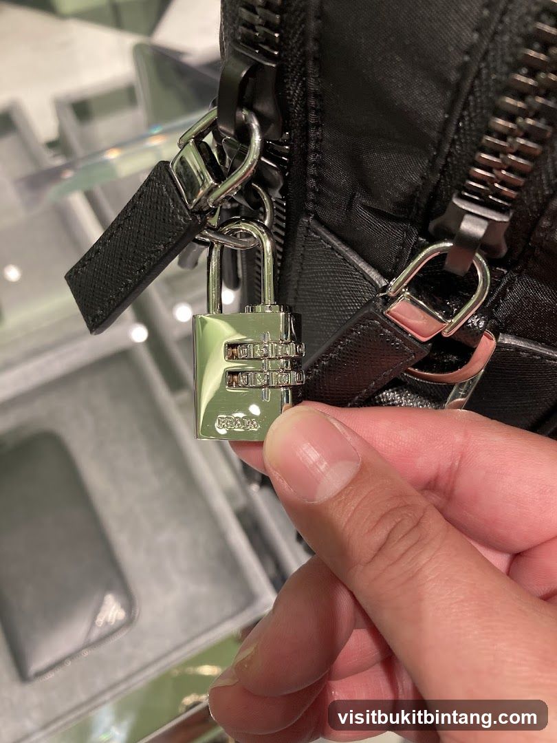 Prada Lock Detail