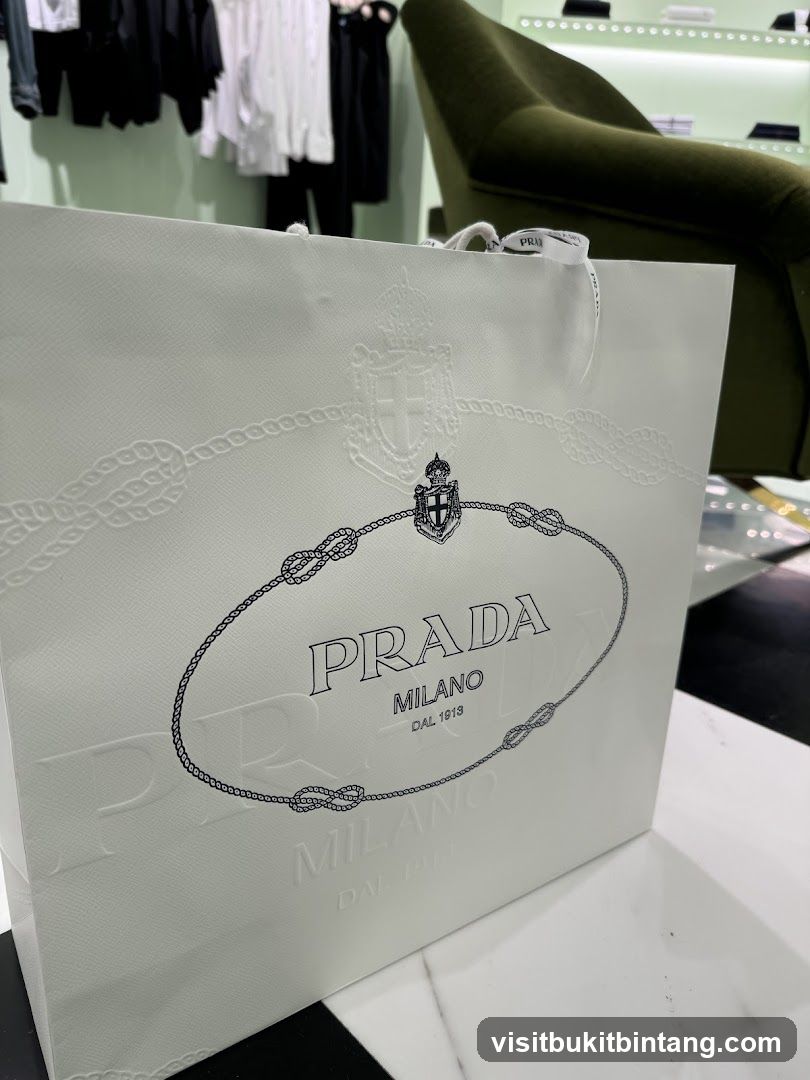 Prada Shopping Bag