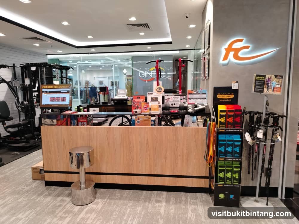 Fitness Equipment Store Counter