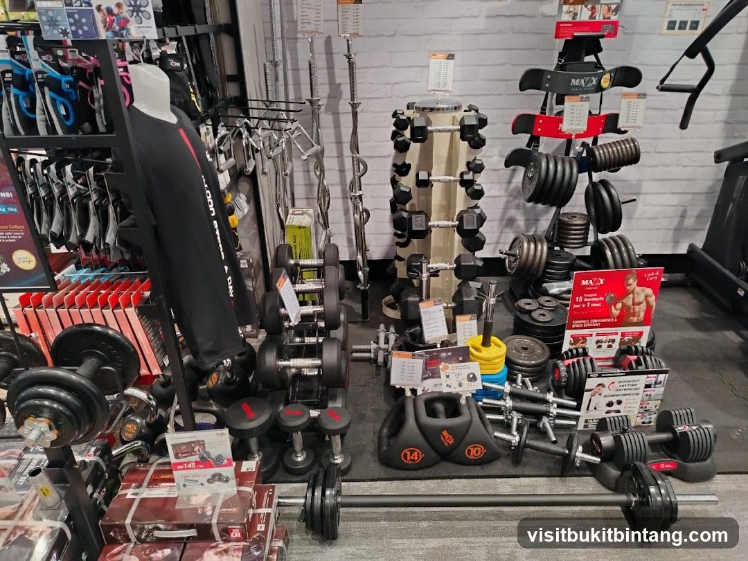 Fitness Equipment Display