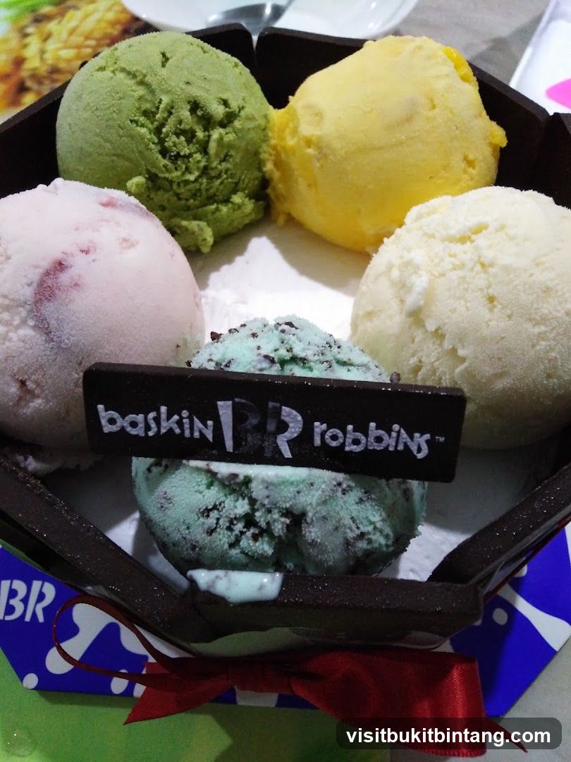 Assortment of Ice Cream Scoops