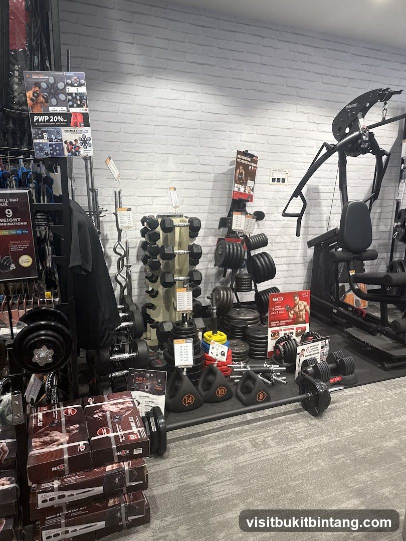 Fitness Equipment Display