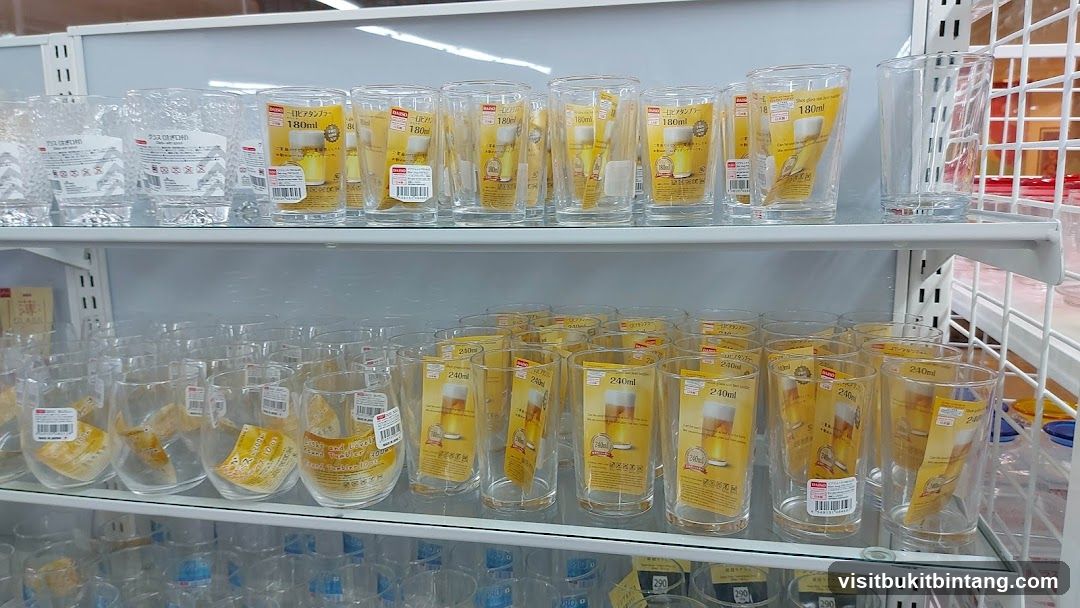 Glassware Display