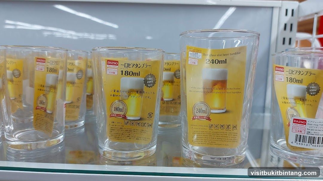 Daiso Beer Tumblers