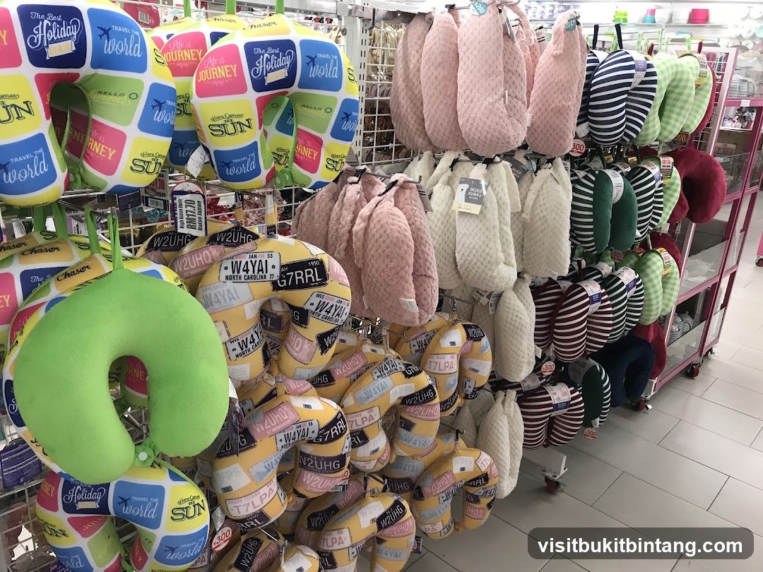 Travel Pillows Display