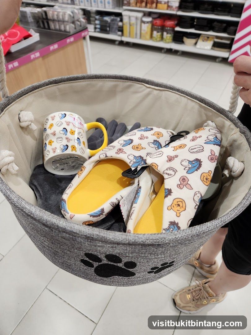 Winnie the Pooh Themed Merchandise Basket