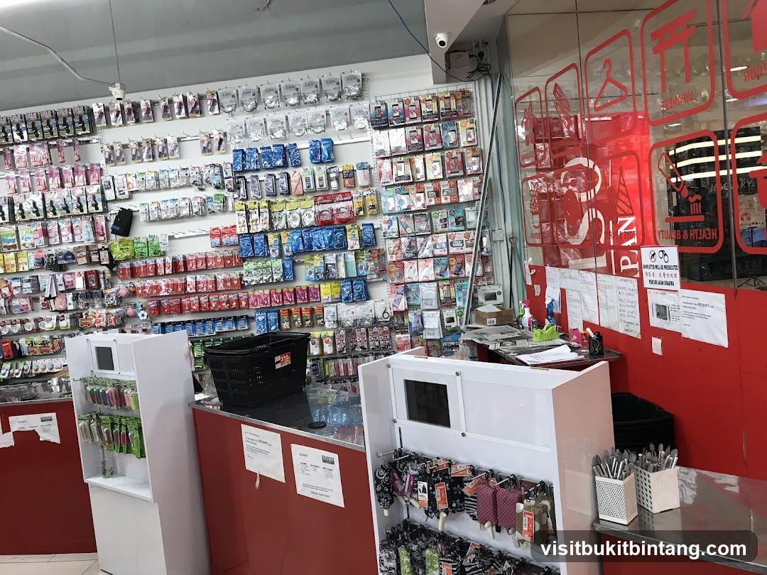 Store Interior with Shelves of Products