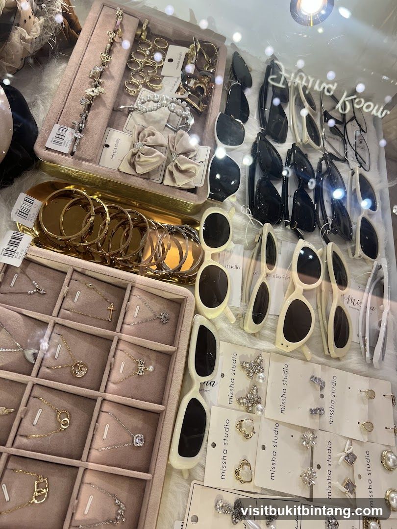 Jewelry and Sunglasses Display