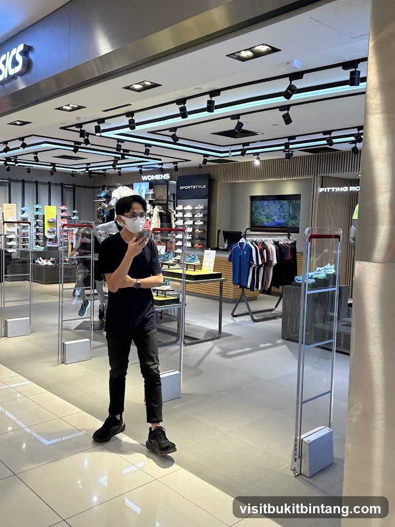 Man in a Shoe Store