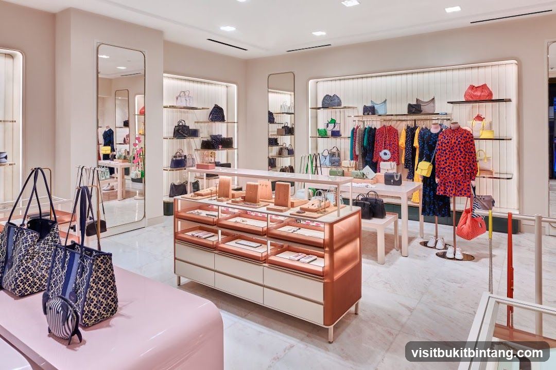 Retail Store Interior with Handbags and Apparel