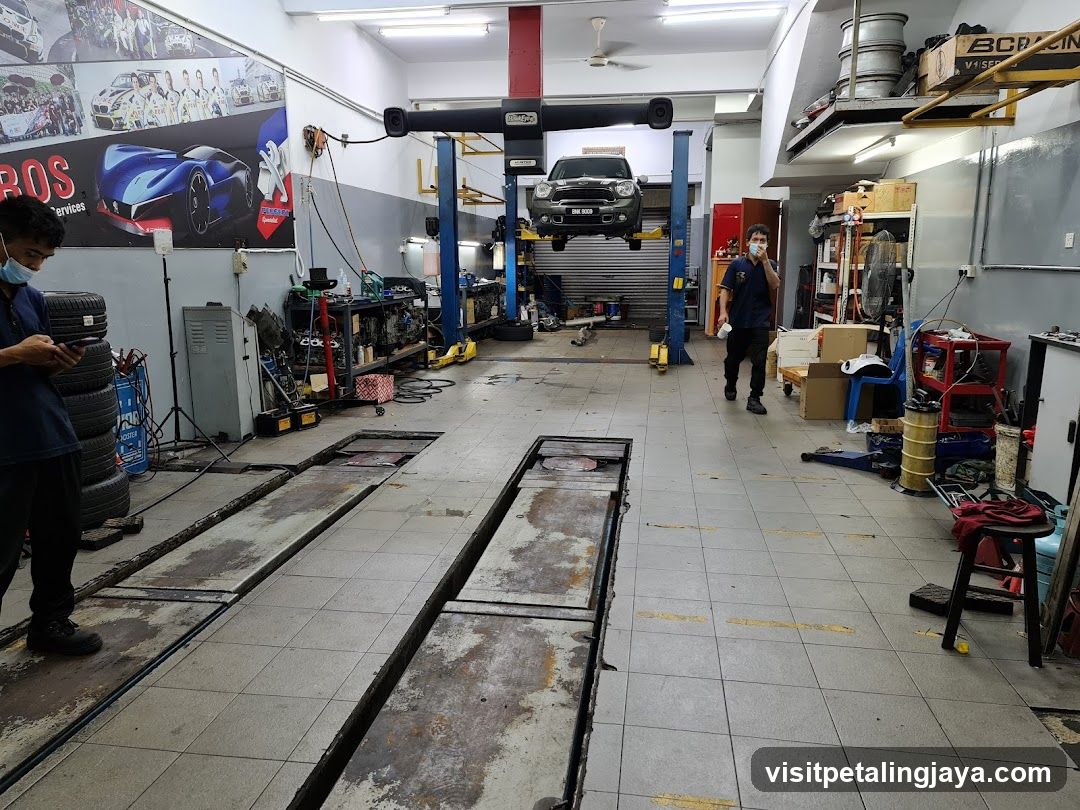 Auto Repair Shop Interior