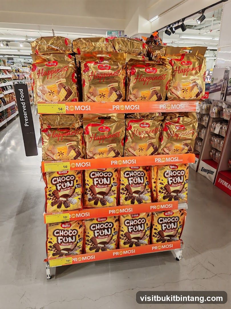 Assorted Biscuits Display