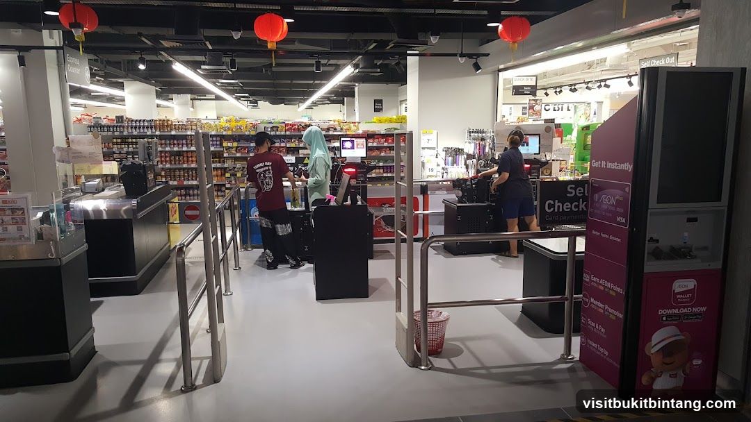 Supermarket Checkout Area