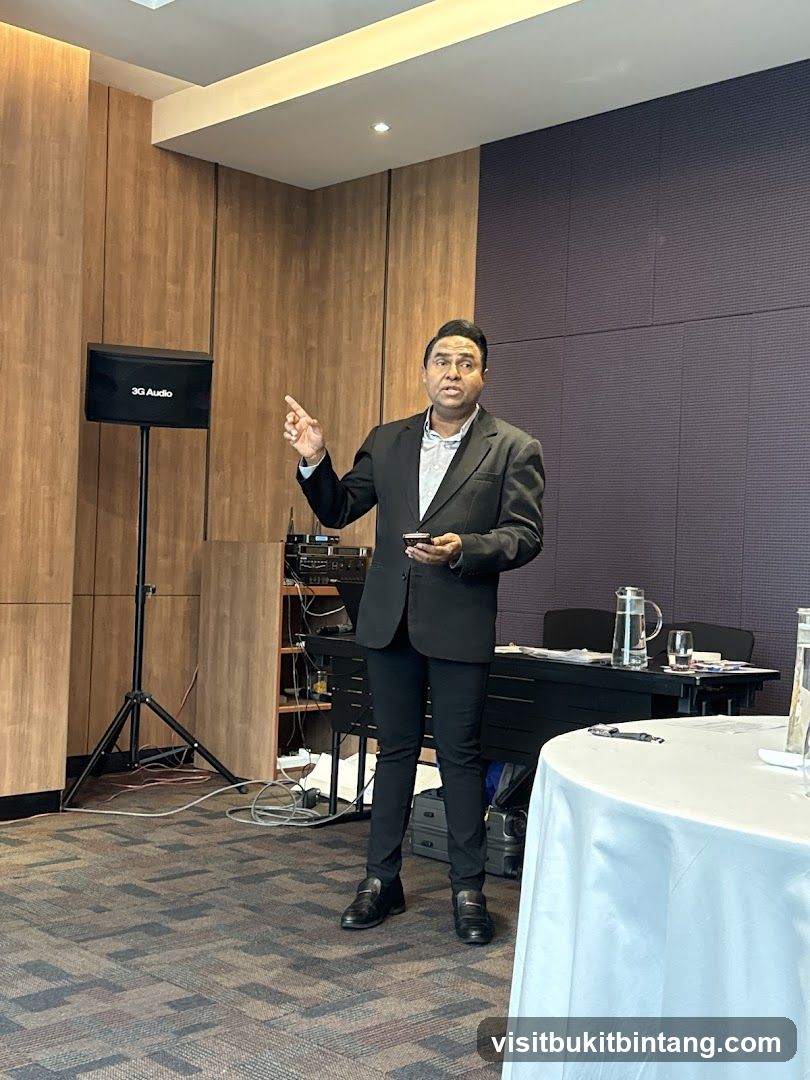 Man giving a presentation