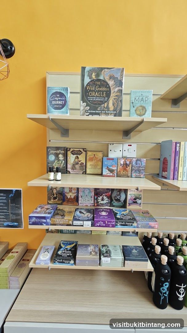 Oracle Cards and Incense Display