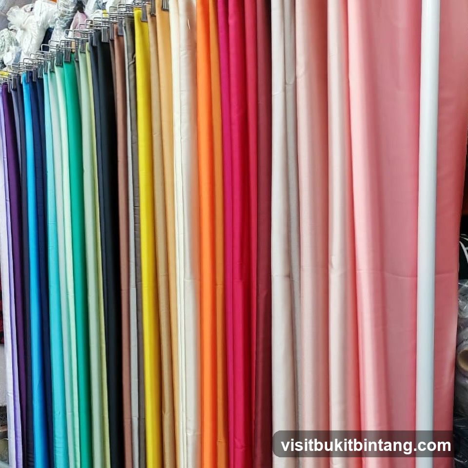 Colorful Fabric Rolls