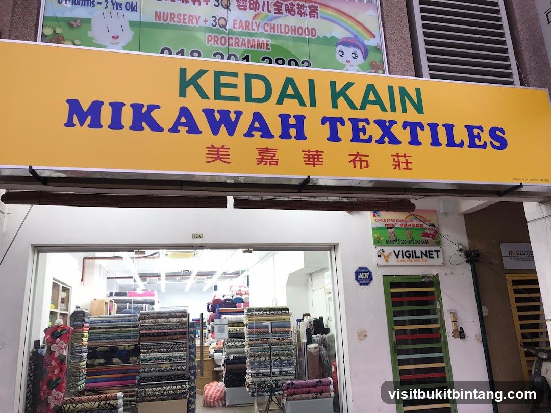 Mikawah Textiles, Kedai Kain Mikawah (Wholesale & Retail Textiles Korea)
