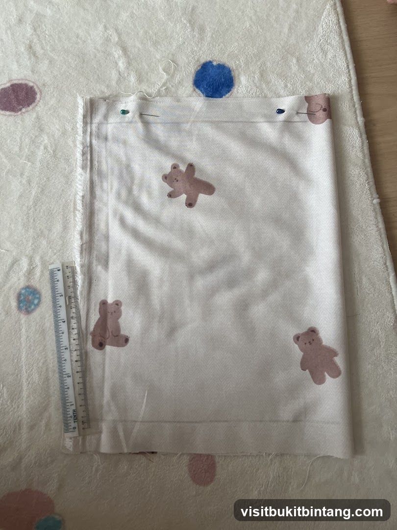 Fabric with Teddy Bear Print