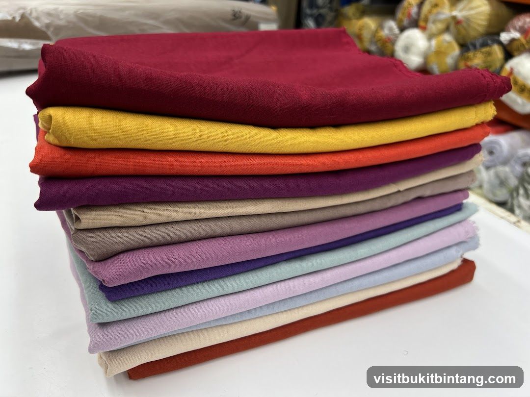 Stack of Folded Fabrics